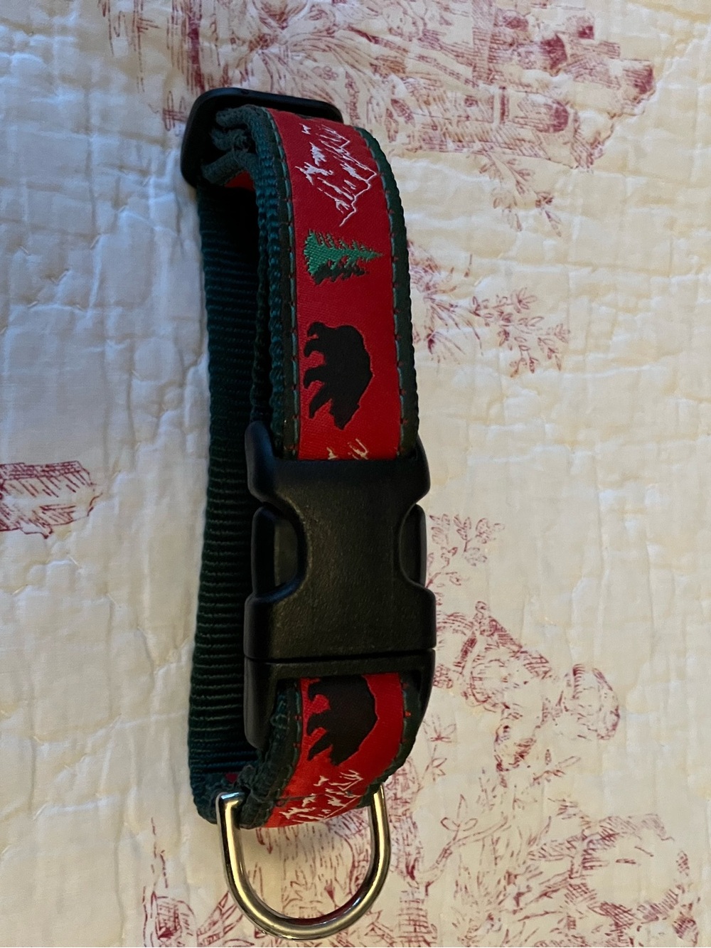 Vintage Up Country Bear Dog Collar